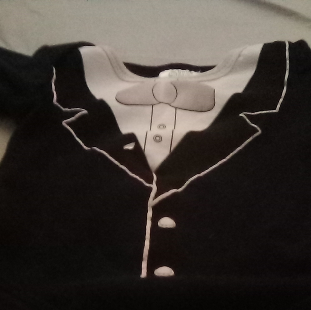 A pretend baby dress shirt